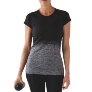 LULULEMON WOEMS TOP SWIFTY TECH SHORT SLEEVE SIZE 4 PRISTINE CONDITION